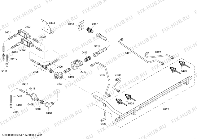Схема №3 PRG364EDG с изображением Кабель для духового шкафа Bosch 00647372
