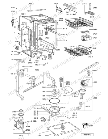 Схема №2 GSI 6320/2 K IN с изображением Панель для посудомоечной машины Whirlpool 481245373417