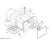Схема №5 U15E42N0AU с изображением Внешняя дверь для духового шкафа Bosch 00683304