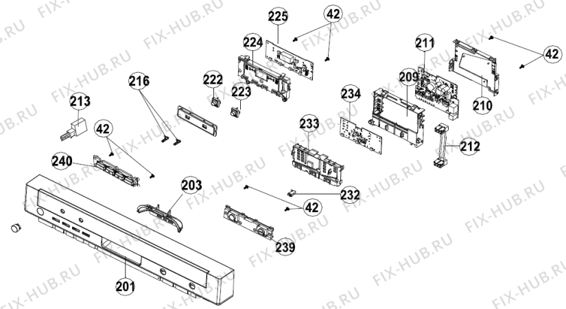 Схема №3 GU8225X (388464, UNPT21T1) с изображением Другое для посудомоечной машины Gorenje 403930