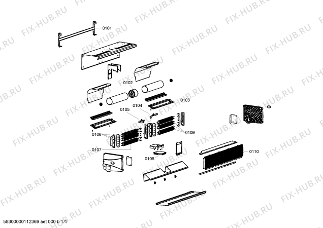 Схема №1 30/0077 CAB15E с изображением Вентиляционная решетка для посудомойки Bosch 00446828
