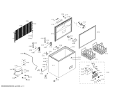 Схема №1 GCM25AW002 CONG BOSCH GCM25 BL 220V/50HZ с изображением Крышка для холодильной камеры Bosch 00635757