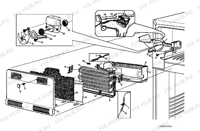 Взрыв-схема стиральной машины Arthurmartinelux AND5298-RRER - Схема узла Section 4