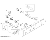 Схема №4 HB13NB621B с изображением Панель для духового шкафа Siemens 00679066