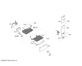 Схема №3 KGN86E78 с изображением Дверь морозильной камеры для холодильной камеры Bosch 00686035