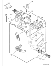 Схема №4 L76489FL с изображением Блок управления для стиральной машины Aeg 973914531439011