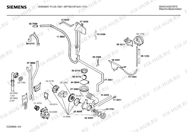 Схема №2 WP78210FG SIWAMAT PLUS 7821 с изображением Панель управления для стиралки Siemens 00285699