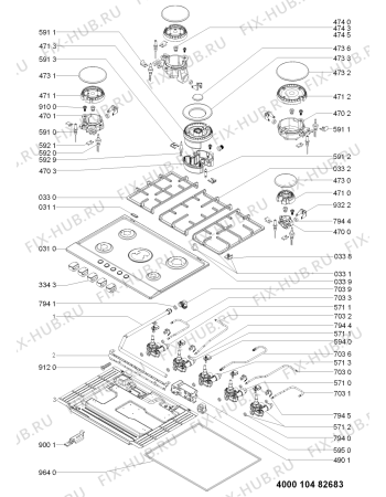 Схема №1 AKR 3571/IX с изображением Шланг для плиты (духовки) Whirlpool 480121104683