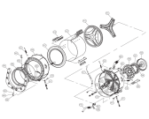 Схема №4 WD12120 (394037, DWC-ED1212) с изображением Петля (крючок) для стиральной машины Gorenje 440424