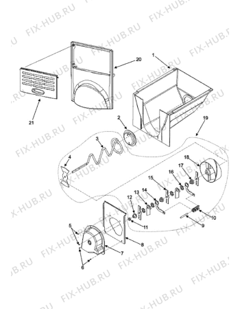 Взрыв-схема стиральной машины Whirlpool GC2225GEKB (F092652) - Схема узла