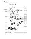 Схема №1 MO152601/4Q0 с изображением Крышечка для электропылесоса Moulinex RS-RT900044