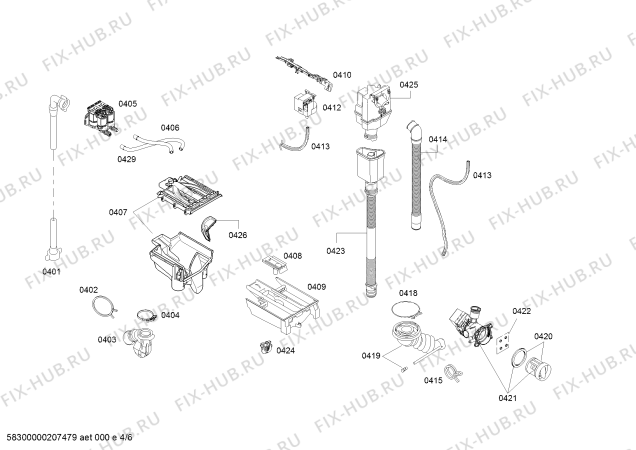 Схема №3 WDU28540IT с изображением Кабель для стиралки Bosch 12020387