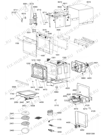 Схема №1 JT 379 IX с изображением Дверка для микроволновки Whirlpool 482000015871