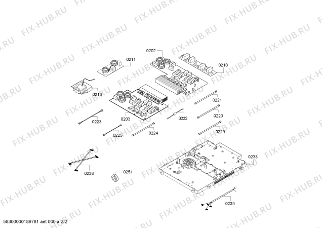 Взрыв-схема плиты (духовки) Bosch PIP845F17V BO.5M.80.MUT.24VR.X.DesF.X.XX - Схема узла 02