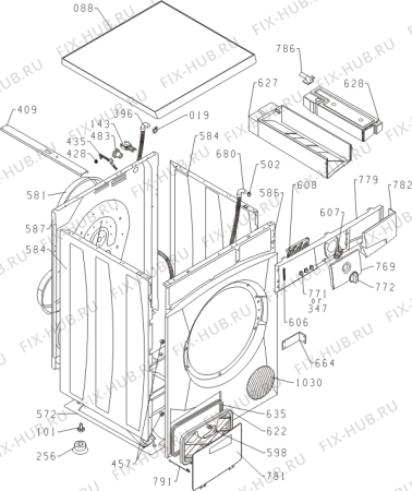 Схема №1 52607CD (233811, SPK2) с изображением Конденсатор для стиралки Gorenje 234087
