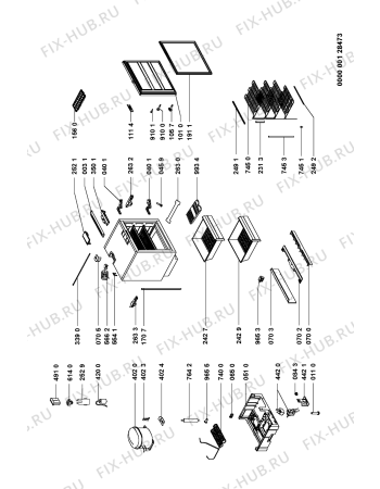 Схема №1 AFB82331 (F090656) с изображением Руководство для холодильника Indesit C00346699