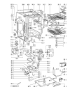 Схема №1 ADG 934/1 WH с изображением Обшивка для электропосудомоечной машины Whirlpool 481245379907