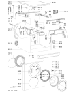 Схема №1 AWO/D 55105 с изображением Обшивка для стиралки Whirlpool 481245217922