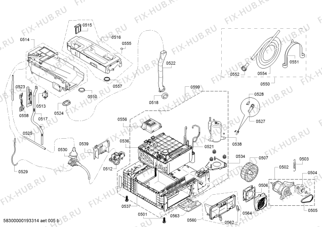 Схема №4 WTU886DFG SeflCleaning Condenser с изображением Панель управления для сушилки Bosch 11023687