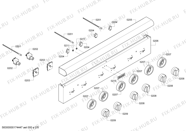 Схема №4 PSC366ZS с изображением Коллектор для электропечи Bosch 00143610