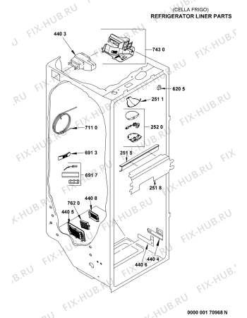 Схема №6 KSN PRIMELINE 5 IN с изображением Дверь для холодильника Whirlpool 481241610678