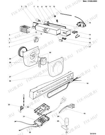 Взрыв-схема холодильника Whirlpool VOG2902VOGICA (F011582) - Схема узла