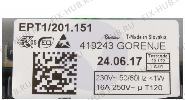 Большое фото - Часовой механизм для плиты (духовки) Gorenje 419243 в гипермаркете Fix-Hub