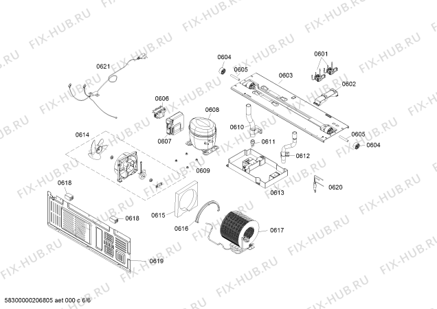 Схема №1 KM46FS90TI с изображением Дверь для холодильника Siemens 00717240