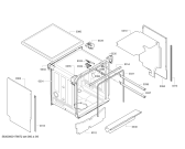 Схема №3 SMS58E32GB A+++ с изображением Передняя панель для посудомойки Bosch 00747458