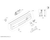 Схема №3 BM5220EG с изображением Панель управления для посудомойки Bosch 00704407