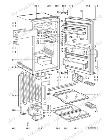 Схема №1 071/757 с изображением Конденсатор для холодильной камеры Whirlpool 481951148487