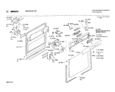 Схема №3 0730201018 SMU6210 с изображением Панель для посудомойки Bosch 00082943