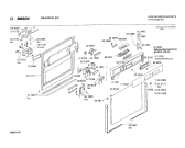 Схема №3 0730201018 SMU6210 с изображением Панель для электропосудомоечной машины Bosch 00115521