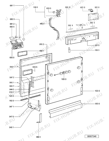 Схема №2 ADL349AIG (F091699) с изображением Руководство для посудомойки Indesit C00356481