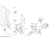 Схема №3 SMV50M20EU с изображением Силовой модуль запрограммированный для посудомоечной машины Siemens 00653369