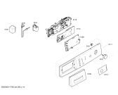 Схема №2 WLX16160IT AquaVigil с изображением Панель управления для стиралки Bosch 00665683