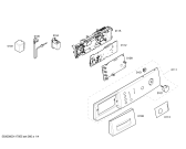 Схема №2 WLX12160IT AquaVigil с изображением Панель управления для стиральной машины Bosch 00666805