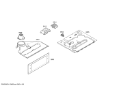 Схема №5 HBN13N560B с изображением Крышка для электропечи Bosch 00443742