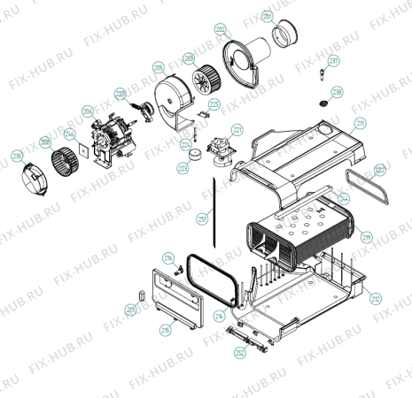 Взрыв-схема стиральной машины Asko T753C AU   -White (338420, TD60.1) - Схема узла 02