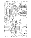 Схема №1 ADL 330 WH с изображением Панель для электропосудомоечной машины Whirlpool 481245371192