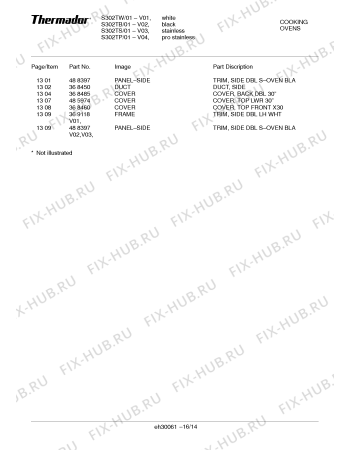 Схема №9 S302TB с изображением Клавиатура для плиты (духовки) Bosch 00368757