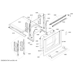 Схема №3 HE764580 с изображением Фронтальное стекло для плиты (духовки) Siemens 00474864