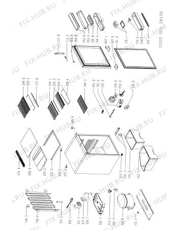 Схема №1 KRC 1632/0 WS с изображением Обшивка для холодильника Whirlpool 481946089145