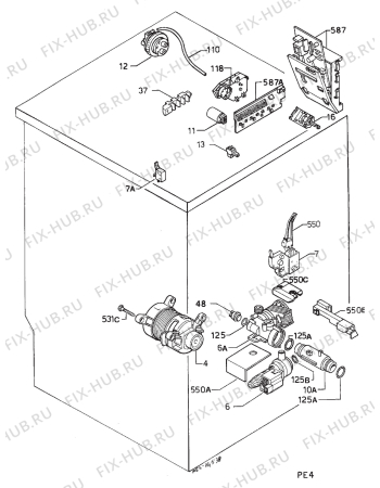 Схема №1 1480 SENS. с изображением Всякое для стиралки Aeg 1245996507