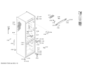 Схема №3 KG36NSB31 с изображением Дверь для холодильника Siemens 00712084