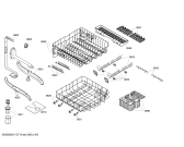 Схема №2 SGU57M02SK с изображением Передняя панель для посудомойки Bosch 00442164