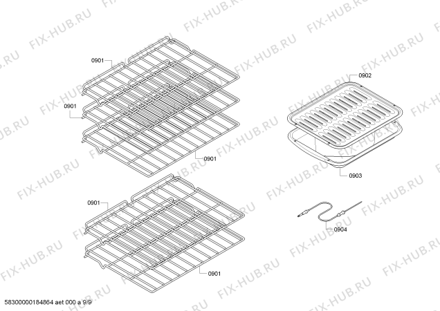 Схема №4 HBN5620UC с изображением Панель управления для плиты (духовки) Bosch 00479358