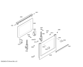 Схема №2 HBA23B261E Horno bosch indpnd.multf.negr.reloj cif с изображением Передняя часть корпуса для плиты (духовки) Bosch 00673101