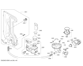 Схема №2 SMV50E30EU с изображением Передняя панель для электропосудомоечной машины Bosch 00705754