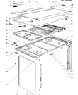 Схема №2 KN9505XSG (F005897) с изображением Обшивка для духового шкафа Indesit C00040583